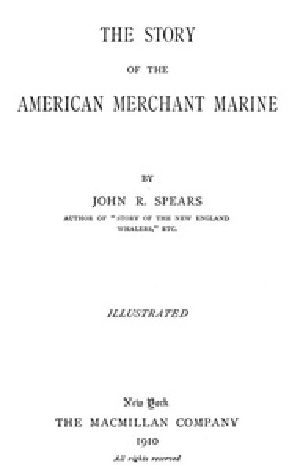 [Gutenberg 53122] • The Story of the American Merchant Marine